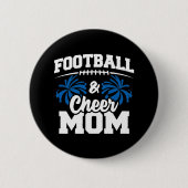 Football Cheer Squad School Sport Spelletjes Trots Ronde Button 5,7 Cm (Voorkant)