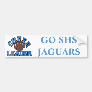 Football Cheerleader's Team Spirit Bumpersticker