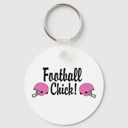 Football Chick. Sleutelhanger (Voorkant)