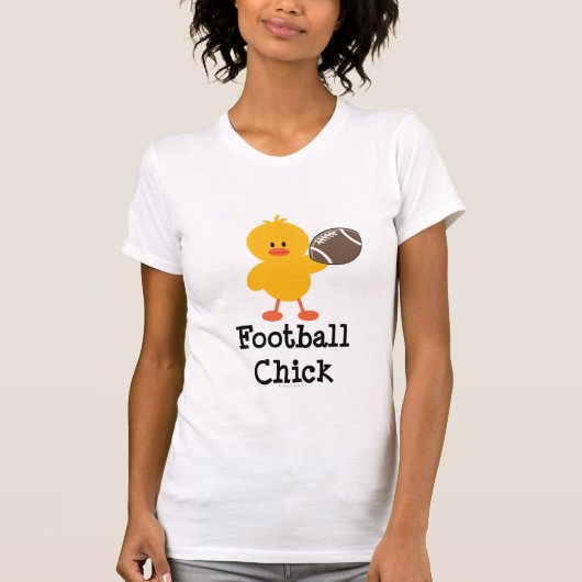 Football Chick T-shirt (Voorkant)