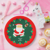 Football Christmas Holiday Party Papieren Bordje (Feest)