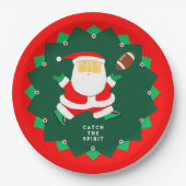 Football Christmas Holiday Party Papieren Bordje (Voorkant)
