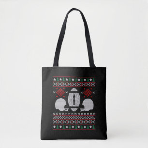 FOOTBALL CHRISTMAS TOTE BAG