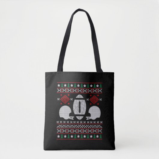 FOOTBALL CHRISTMAS TOTE BAG (Voorkant)