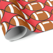 FOOTBALL CHRISTMAS WRAPPING PAPER CADEAUPAPIER (Rol Hoek)