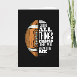 Football Christus Sterke Vertrouw Jezus Kaart