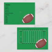 Football - Chubby Visitekaartje (Voorkant / Achterkant)