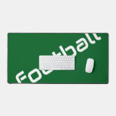 FOOTBALL Classy Diagonale tekst op Athletic Green Bureaumat (Keyboard & Muis)