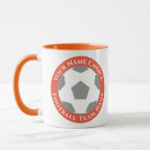Football Club Design in Oranje Mok (Links)