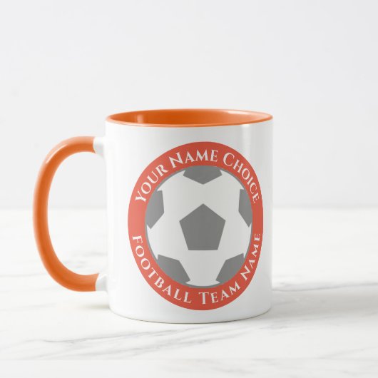 Football Club Design in Oranje Mok (Links)