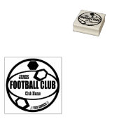 Football club rubberstempel (Gestempeld)