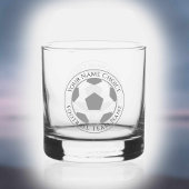 Football Club Supporter Whisky Glas
