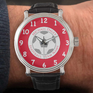 Football Club Supporter's Personalized Fan Horloge