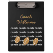 Football Coach - Aangepast klembord (Voorkant)