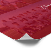 Football Coach Appreciation Collage Team Signature Poster (Hoek)