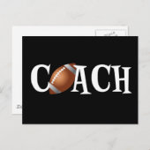 Football Coach Briefkaart (Voorkant / Achterkant)