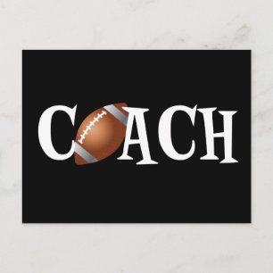 Football Coach Briefkaart