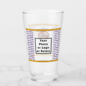 Football Coach Cadeaus, 64 spelers Naam of Verwijd Glas (Achterkant)