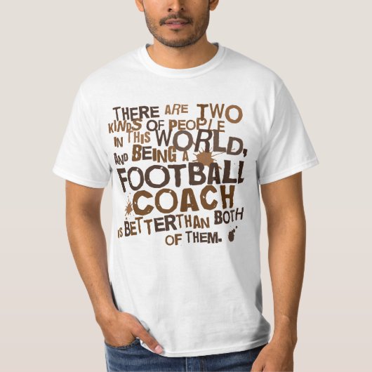 Football Coach Cadeft T-shirt (Voorkant)