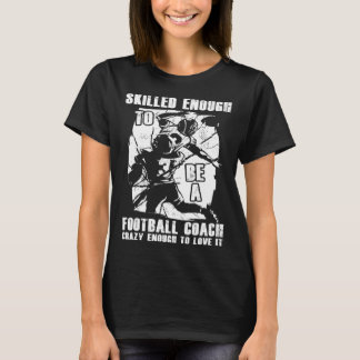 Football Coach citeert spelerstrainingsveld T-shirt