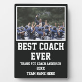 Football Coach Gifts From Team Player Photo Custom Fotoplaat (voorkant)