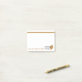 Football Coach Grappig Sport Thema Klembord van Post-it® Notes