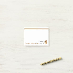 Football Coach Grappig Sport Thema Klembord van Post-it® Notes