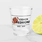 Football Coach Keepsake Shot Glass Shot Glas (Voorkant)