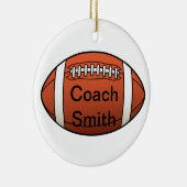 Football Coach Keramisch Ornament (Rechts)