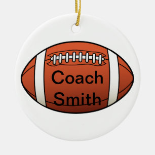 Football Coach Keramisch Ornament