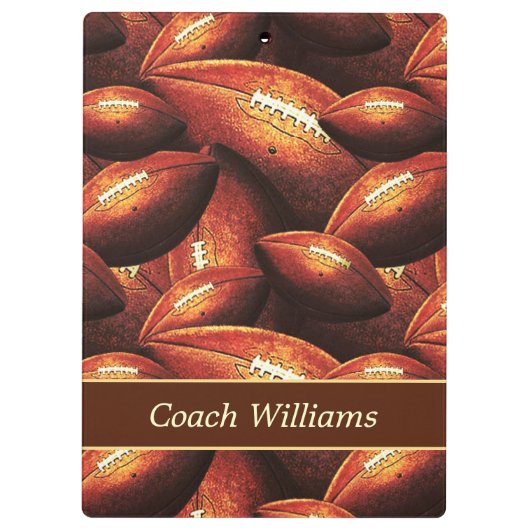 Football Coach Klembord (Achterkant)