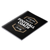 Football Coach Logo Cadeauideeën Notitieboek (Linkerzijde)