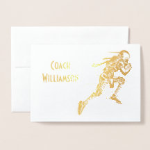 Football Coach of Sponsor Dank u Banket Kaart