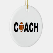 Football coach op maat keramisch ornament (Rechts)