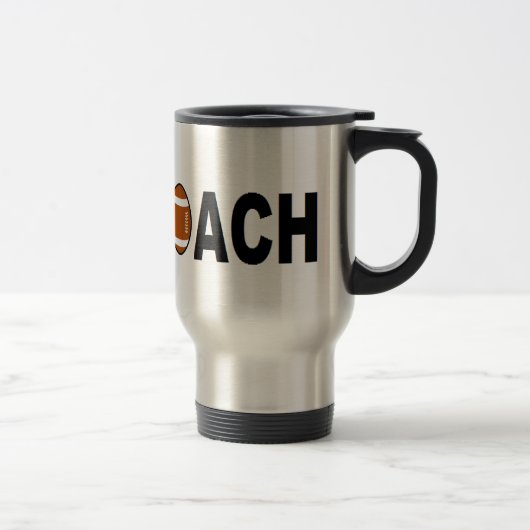 Football coach op maat reisbeker (Rechts)