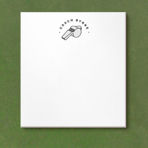 Football Coach Referee Notitieblok