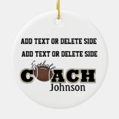 Football Coach - SRF Keramisch Ornament (Achterkant)