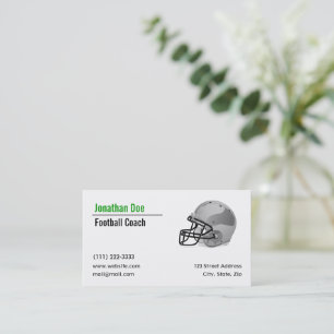 Football Coach Visitekaartje