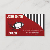 Football Coach Visitekaartje (Voorkant)
