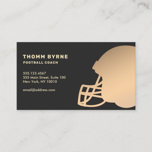 Football Coach Visitekaartje (Voorkant)