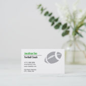 Football Coach Visitekaartje (Staand voorkant)