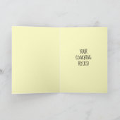 Football Coach Waardering Kaart, dank u kaart (Binnen)