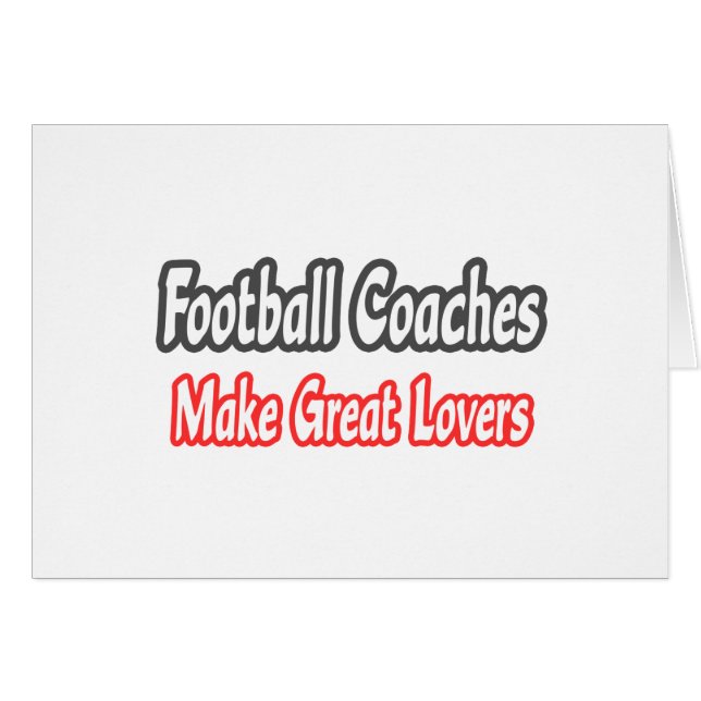 Football coaches...grote liefhebbers (Voorkant Horizontaal)