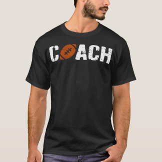 Football Coaches Kostuum Retro Football Coach Mann T-shirt