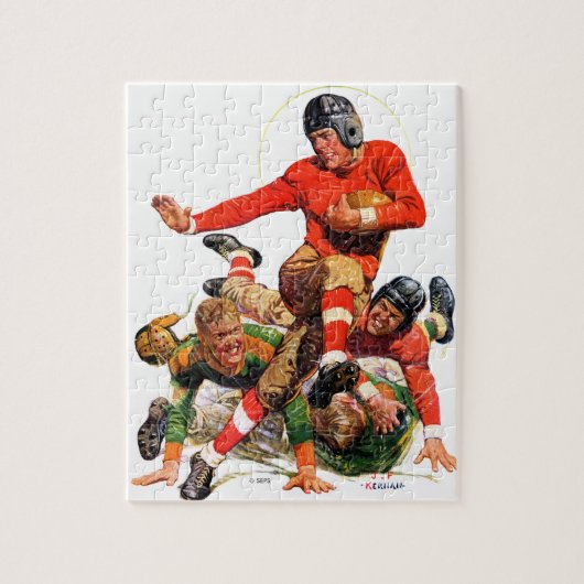 Football College Legpuzzel (Verticaal)