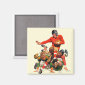 Football College Magneet (Voorkant / Achterkant)