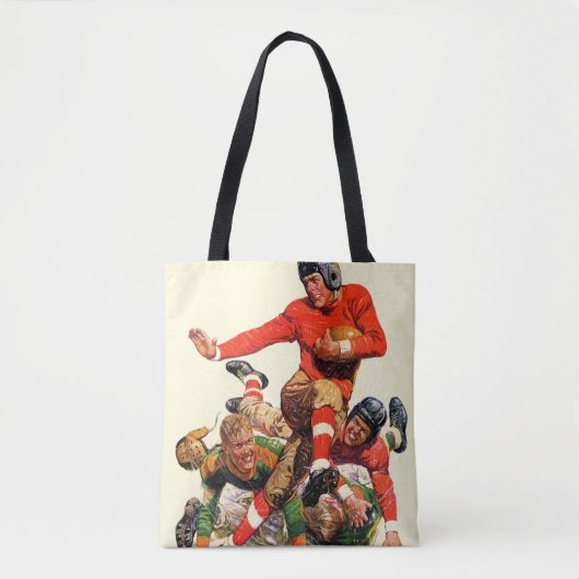 Football College Tote Bag (Voorkant)