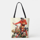 Football College Tote Bag (Achterkant)
