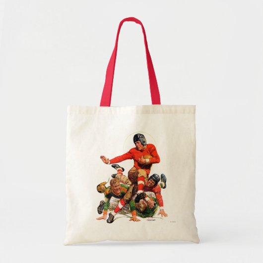 Football College Tote Bag (Voorkant)