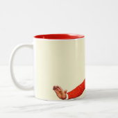 Football College Tweekleurige Koffiemok (Links)